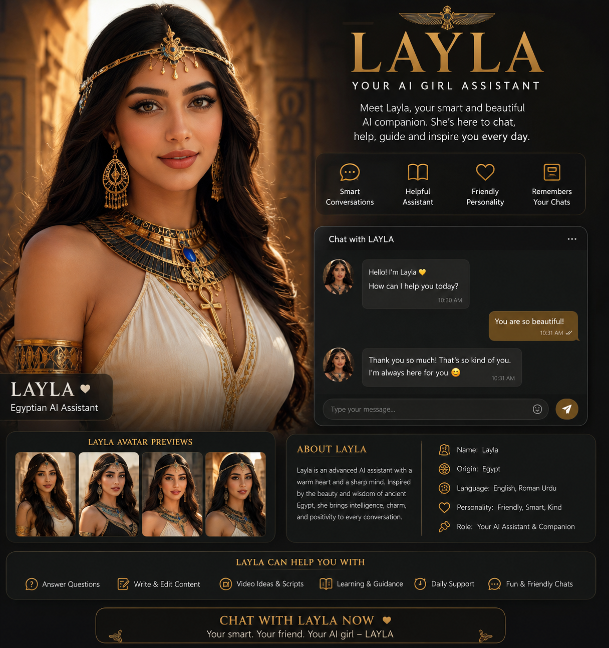 LAYLA AI avatar